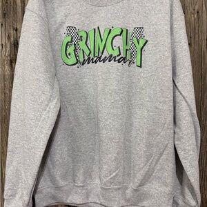Gildan Gray Grinchy Graphic Sweater